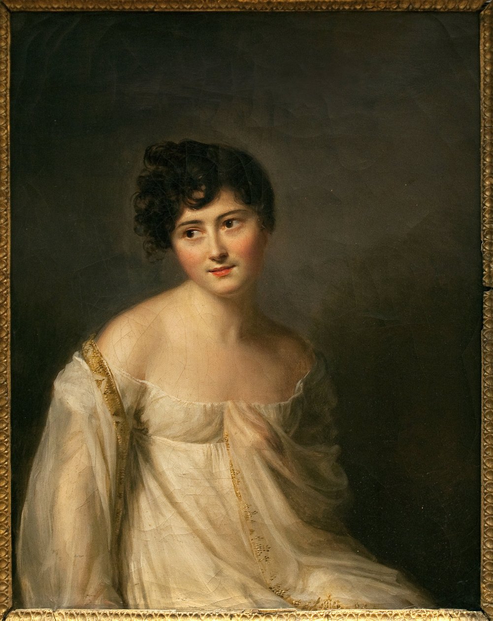 Porträt von Juliette Recamier (1777-1849) genannt Madame Recamier von Firmin Massot