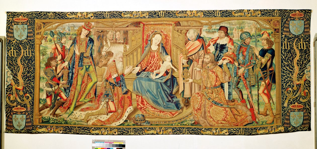 Anbetung der Könige, 15.-16. Jahrhundert von Flemish School