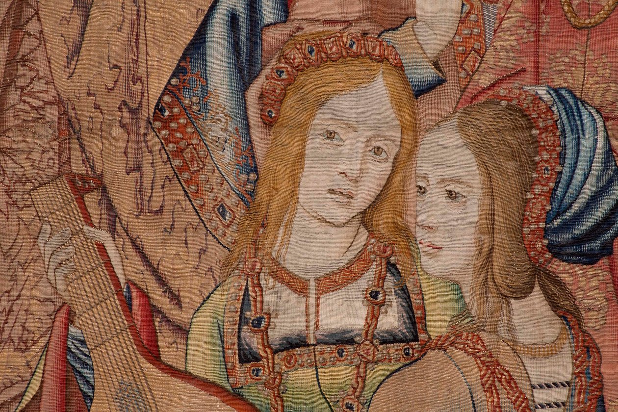 Der Prophet Nathan tadelt König David (Serie Die Geschichte von David und Bathseba) von Flemish School