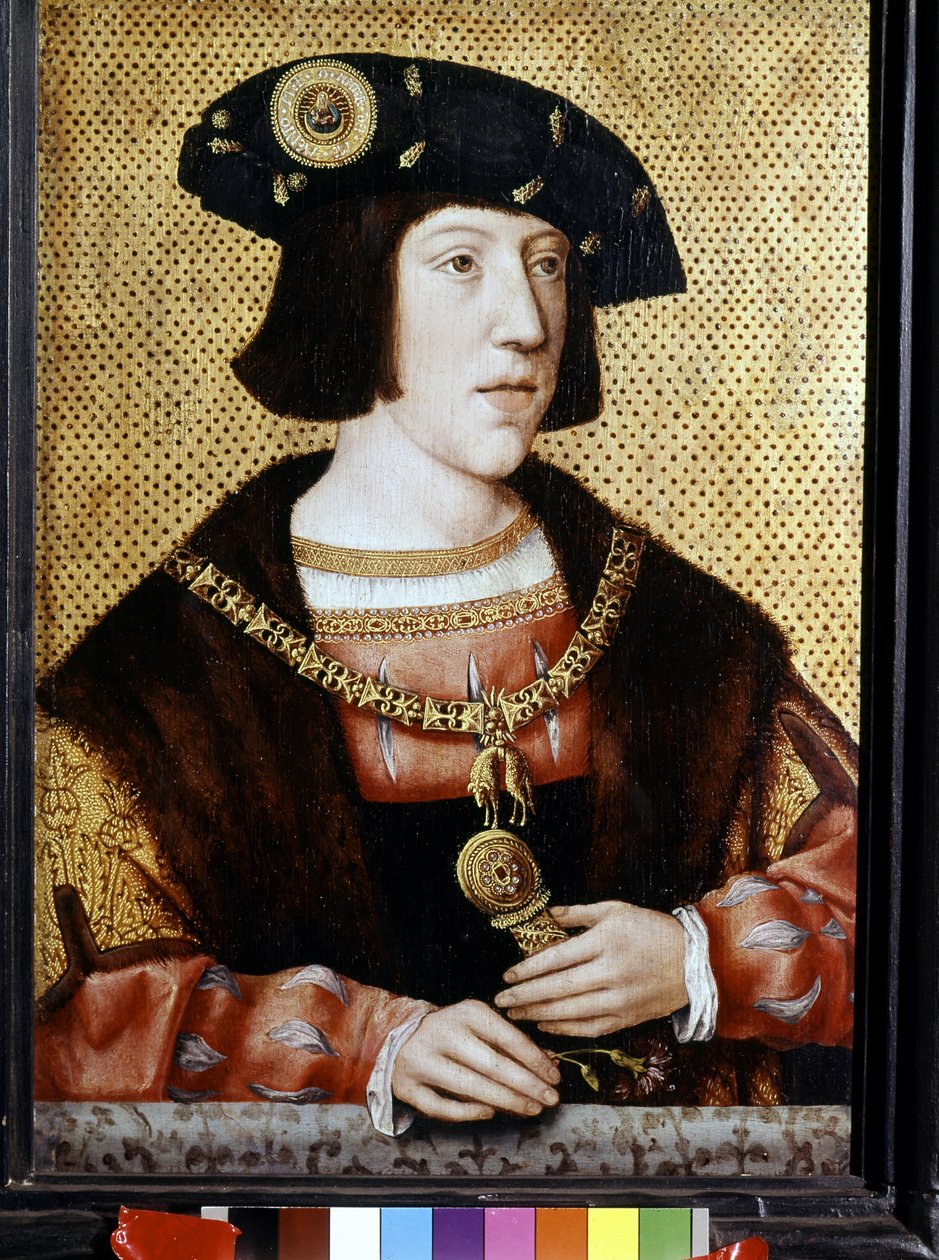 Porträt von Karl V. (1500 - 1558), Kaiser von Deutschland. Flämische Schule des 16. Jahrhunderts von Flemish School