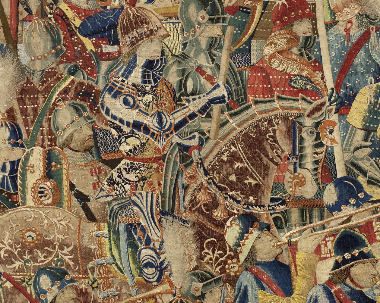 Wandteppich, der die Eroberungen von König Alfons V. von Portugal zeigt von Flemish School