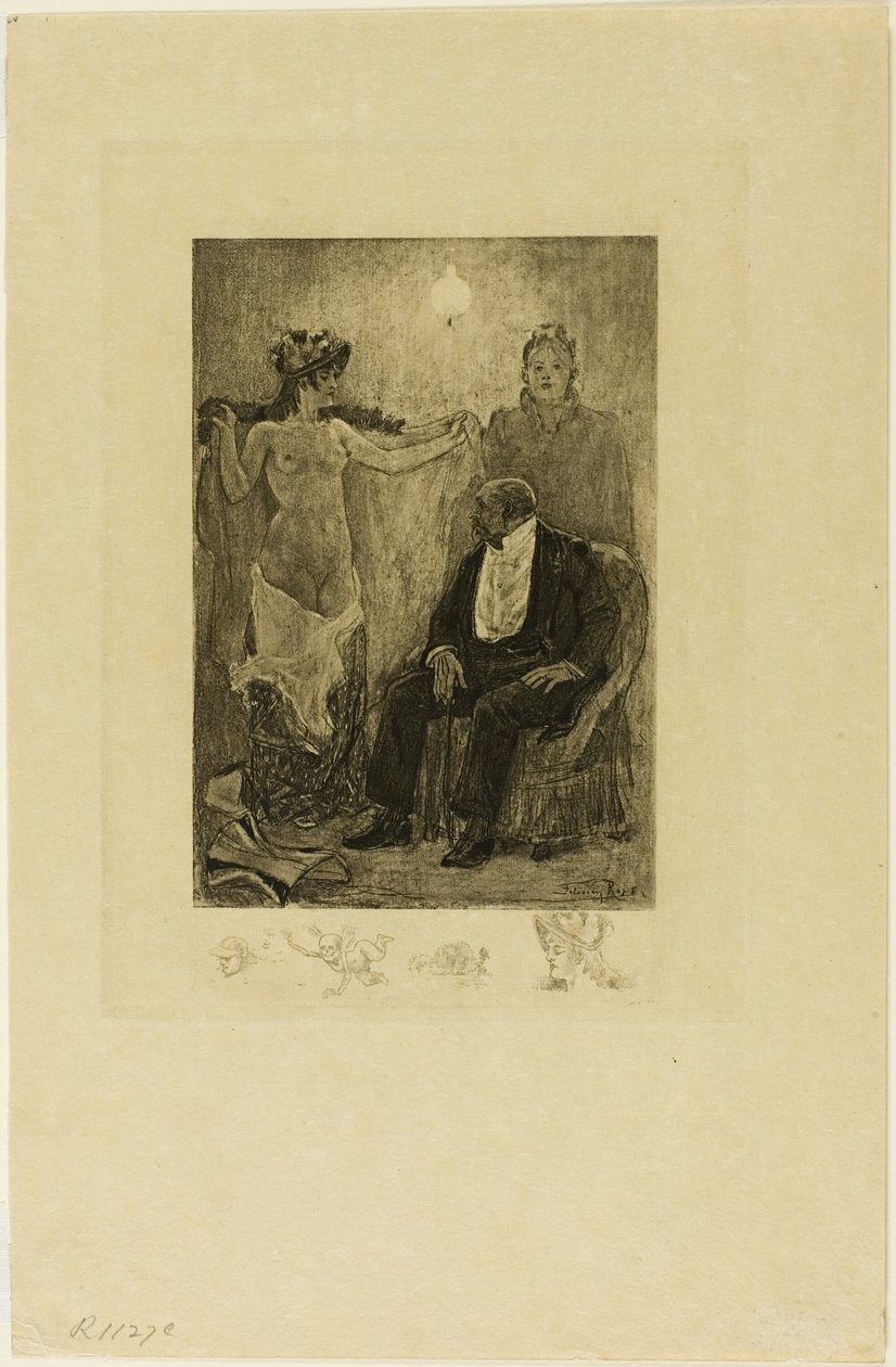 Zwischen den Akten oder die Engländerin des neuen Balletts von Félicien Rops