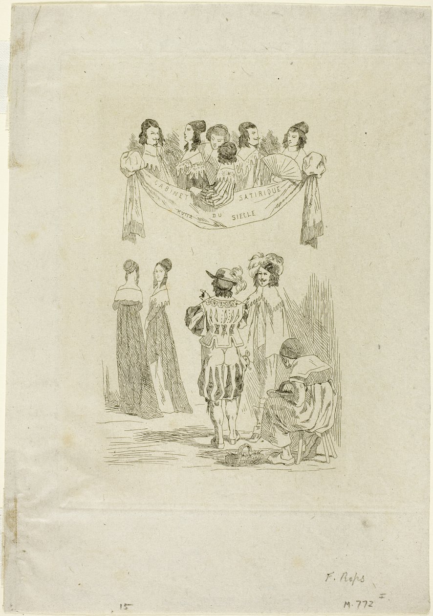 Das satirische Kabinett von Félicien Rops