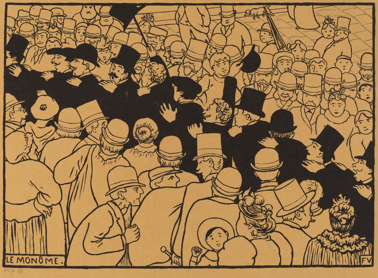 Le Monôme von Félix Vallotton