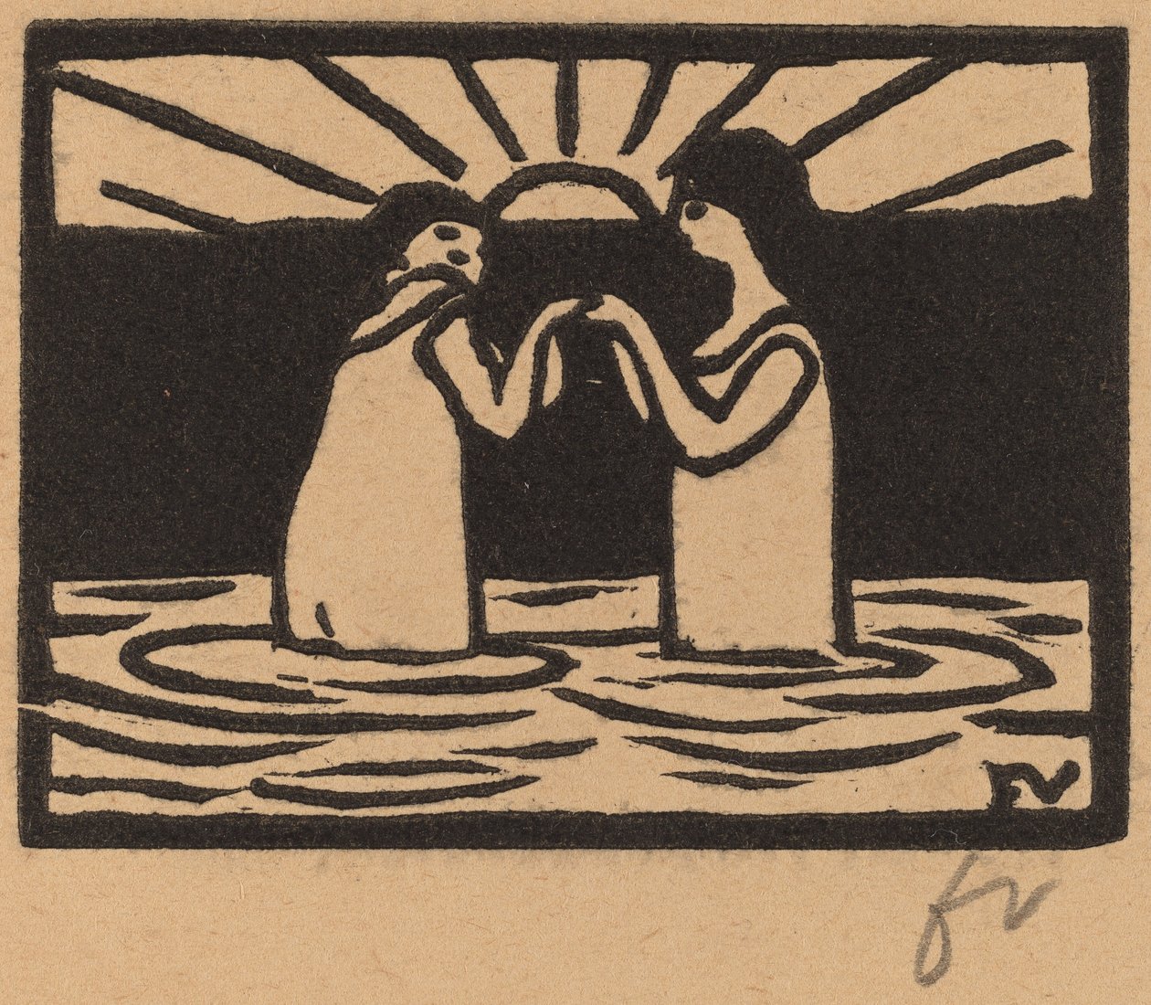 Spielen in der Sonne Jeux au soleil, 1893 von Félix Vallotton