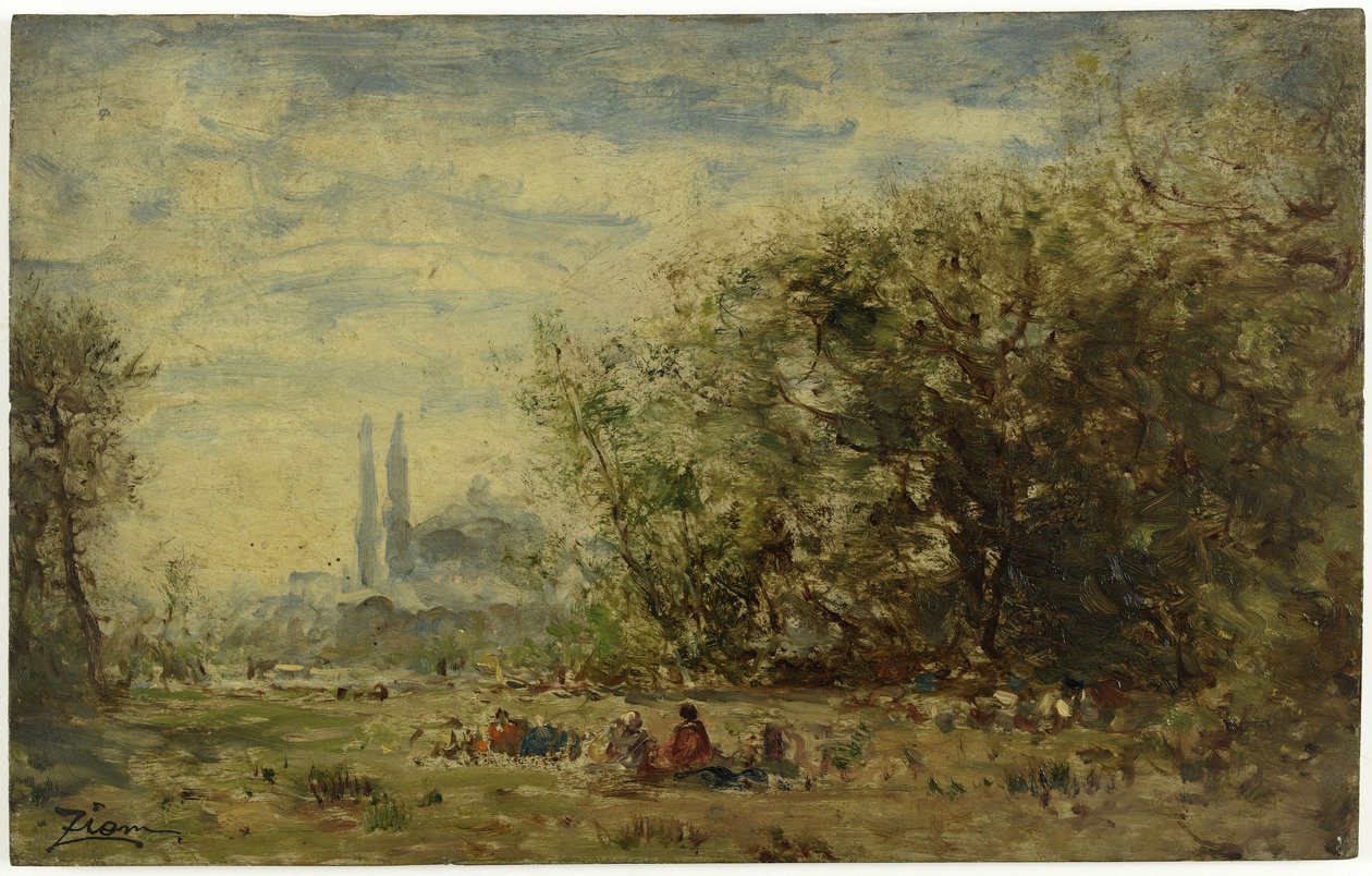 Das frische Wasser Asiens, in der Nähe von Konstantinopel von Félix Ziem