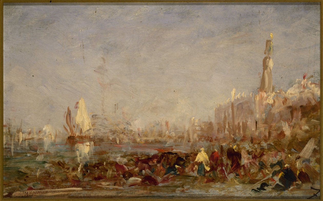Venedig, 2. Hälfte des 19. Jahrhunderts von Félix Ziem