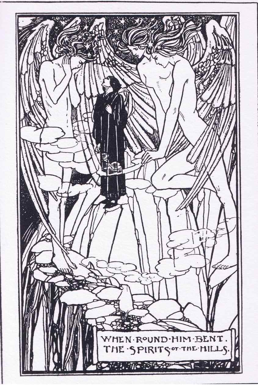 Als sich die Geister der Hügel um ihn bogen (Guinevere) von Florence Harrison
