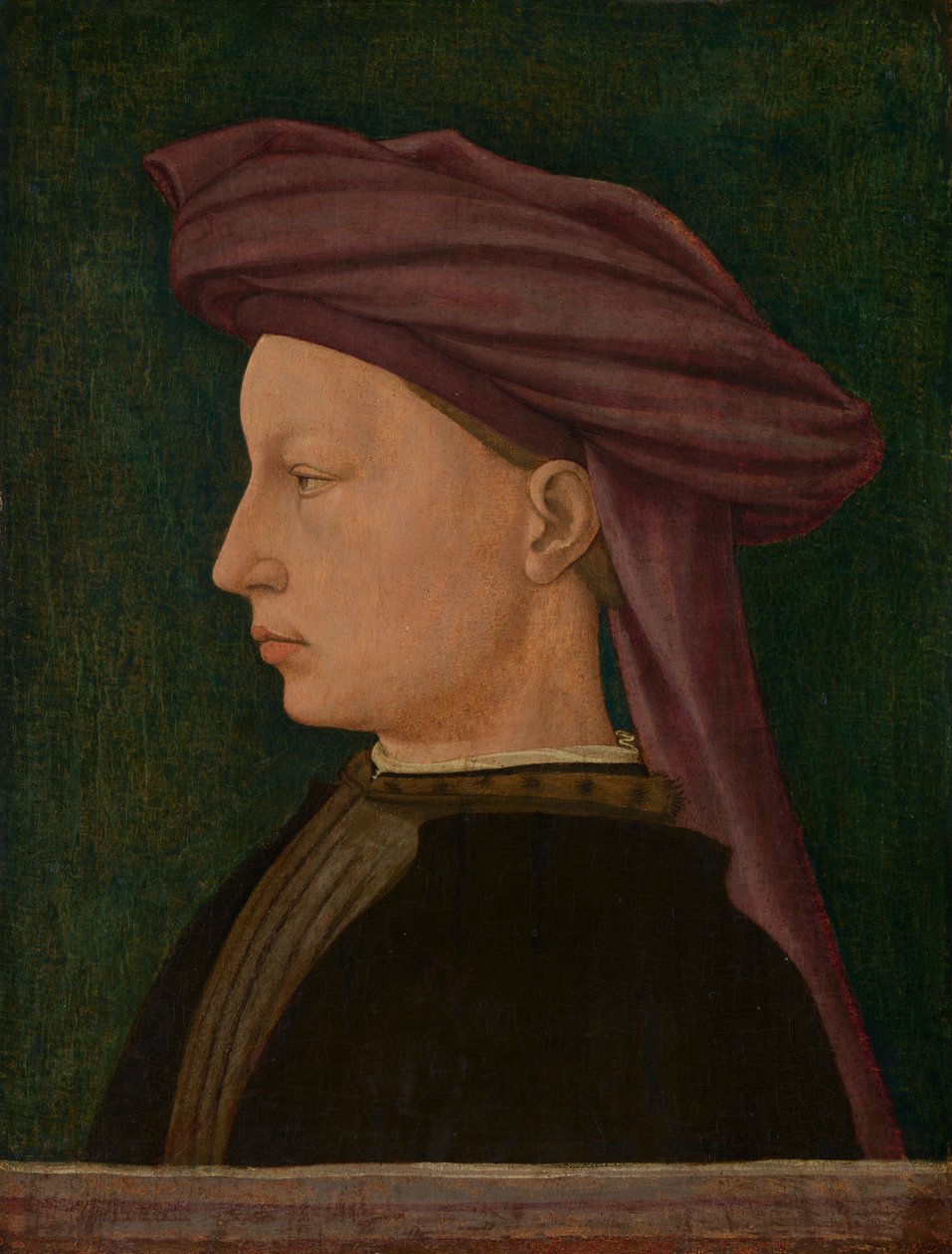 Profilporträt eines jungen Mannes von Florentine school