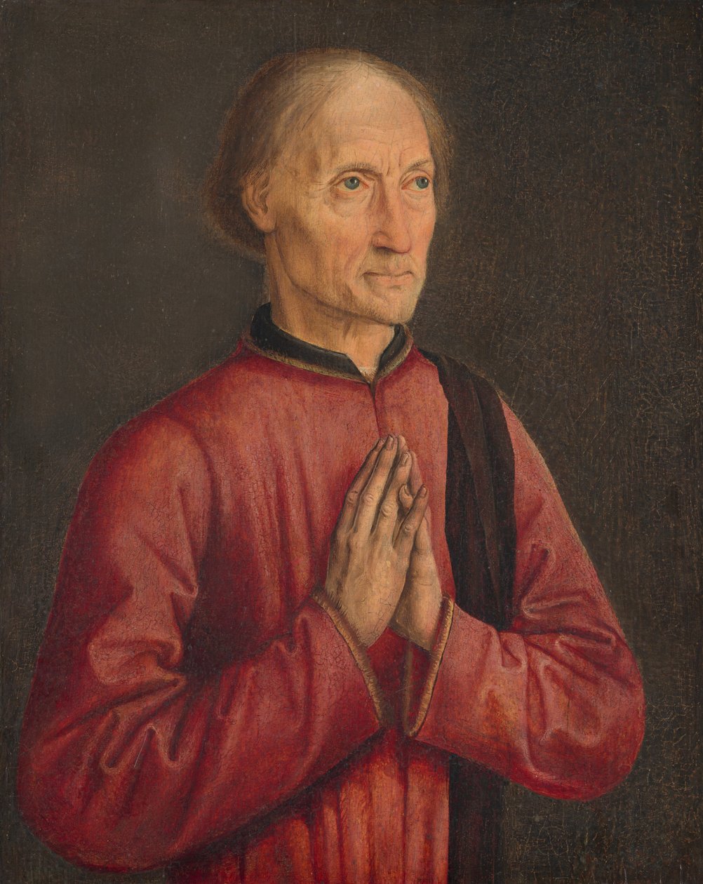 Porträt eines Stifters von Follower of Dirck Bouts