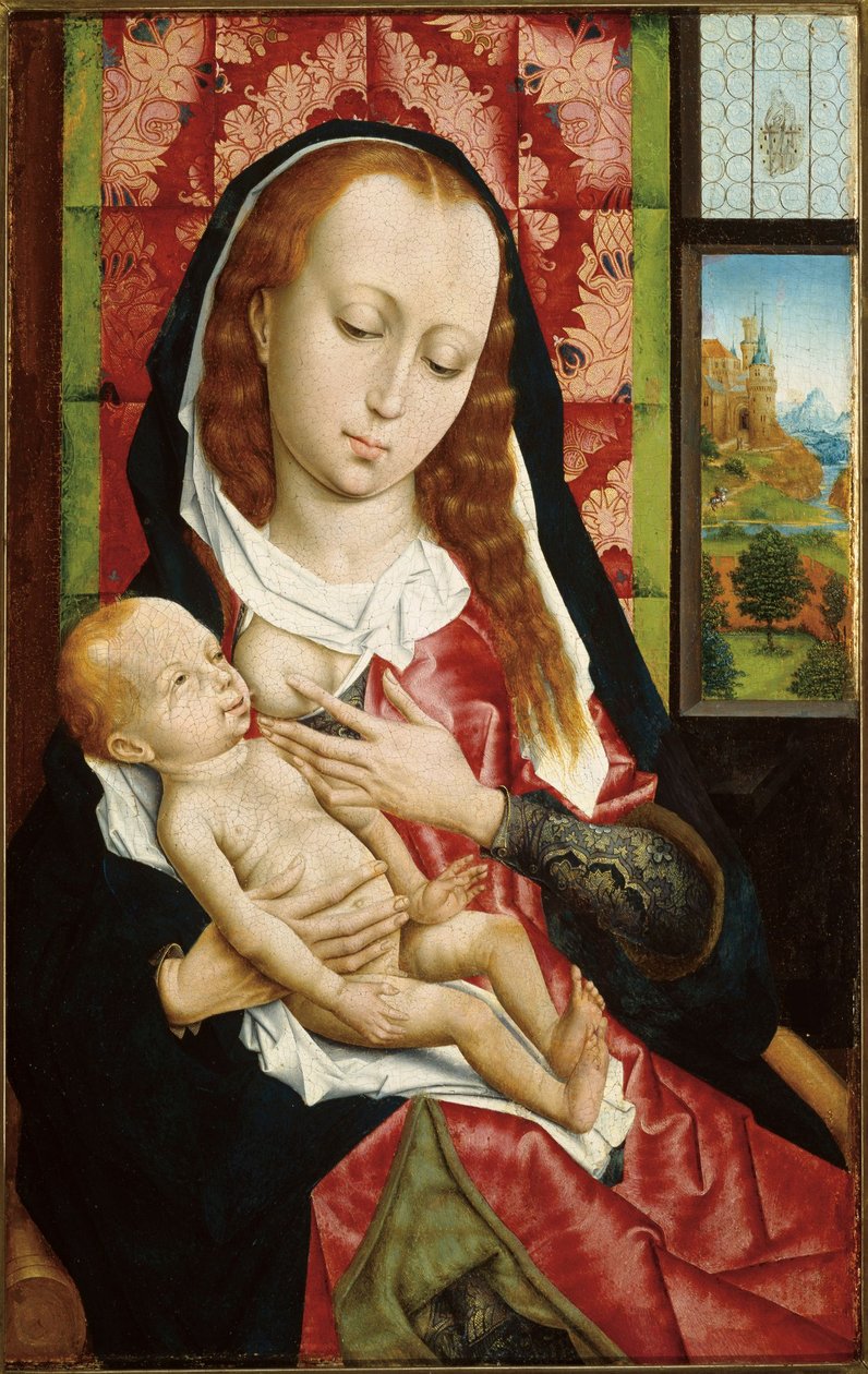 Die Jungfrau und das Kind von Follower of Rogier van der Weyden