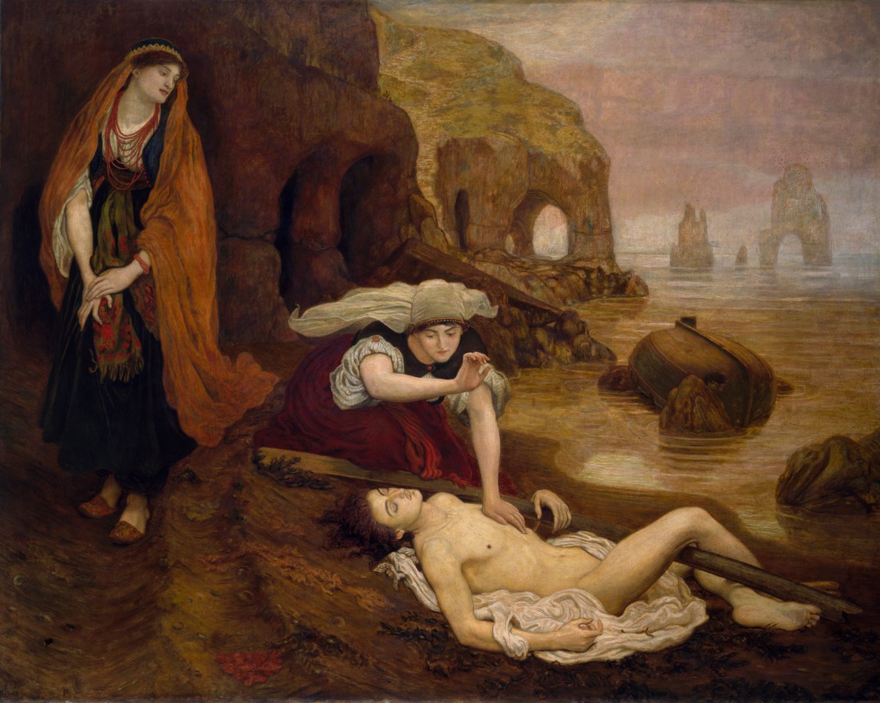 Das Auffinden von Don Juan durch Haidee von Ford Madox Brown