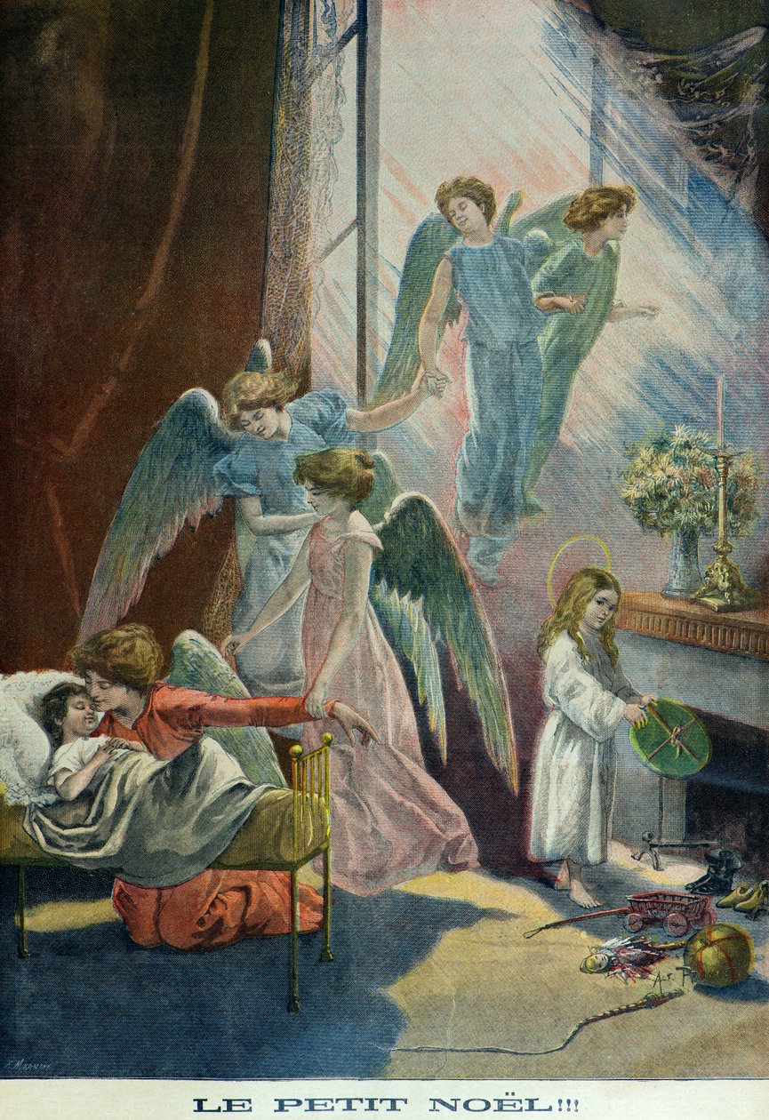 Le petit Noël (Gravur) von Fortune Louis Meaulle