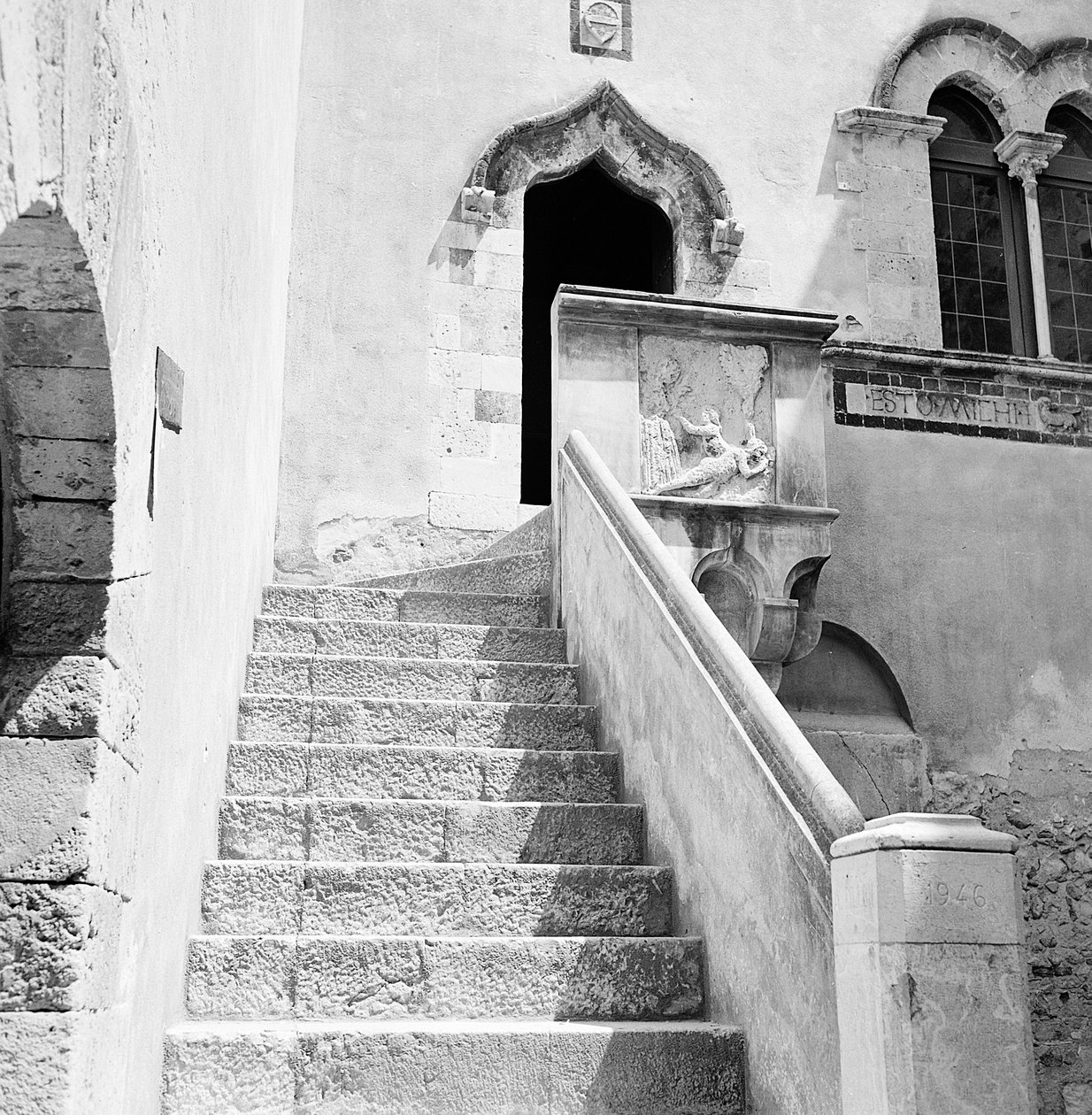 Sarazenische Burg von Taormina, Sizilien von Fosco Maraini