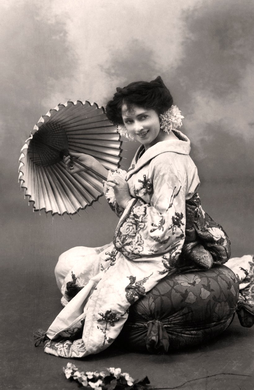 Isabel Jay 1879-1927, Opernsängerin und Schauspielerin, 1906 von Foulsham and Banfield