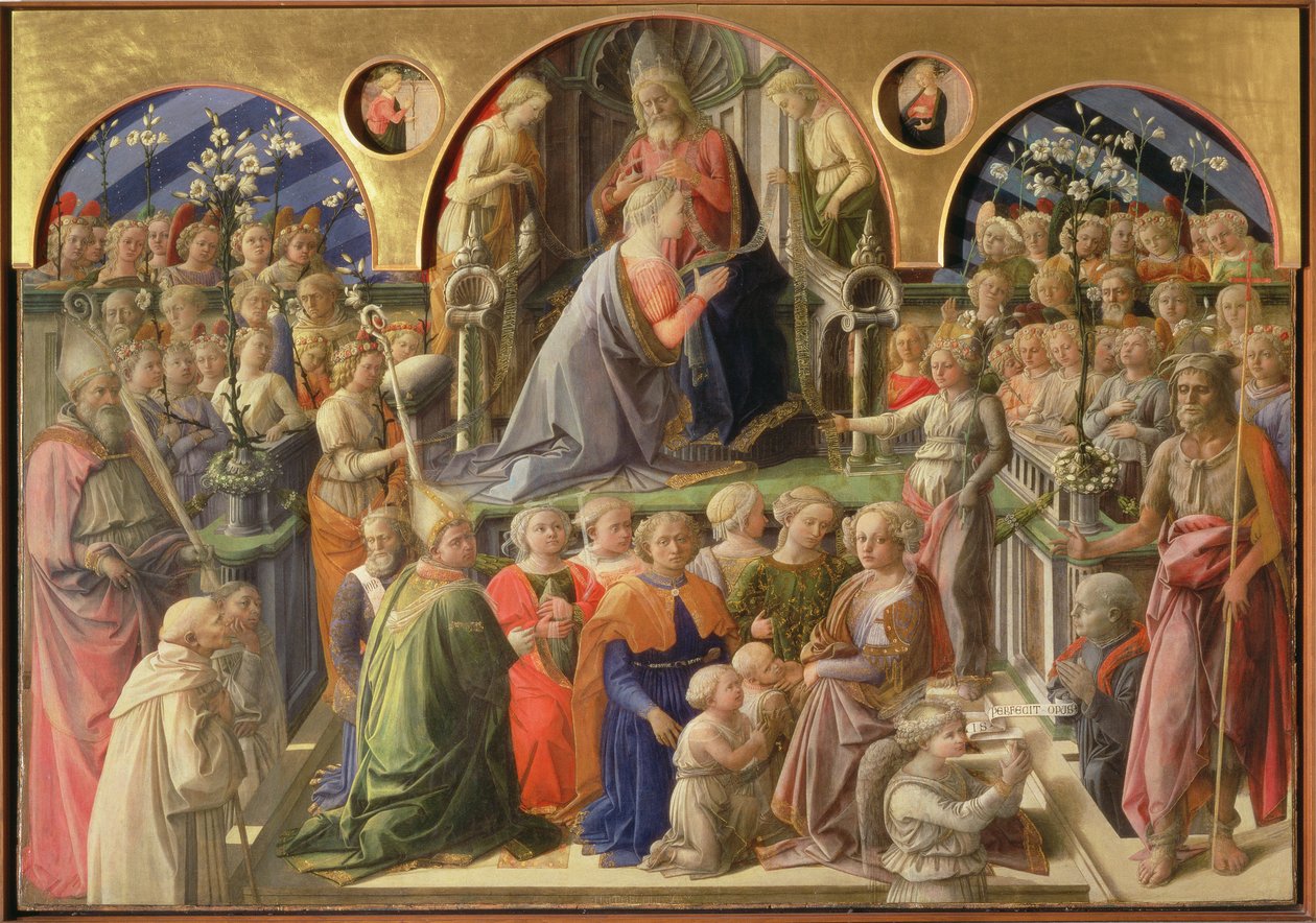 Die Krönung der Jungfrau, 1441-7 von Fra Filippo Lippi