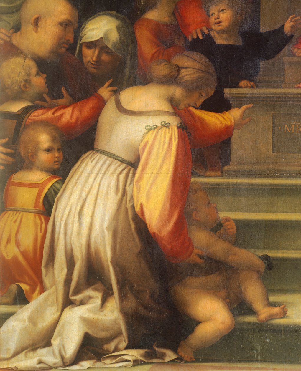 Unsere Liebe Frau der Barmherzigkeit von Bartolomeo della Porta, bekannt als Fra Bartolomeo (1472-1517), (Detail) von Fra (1472 1517) Bartolomeo