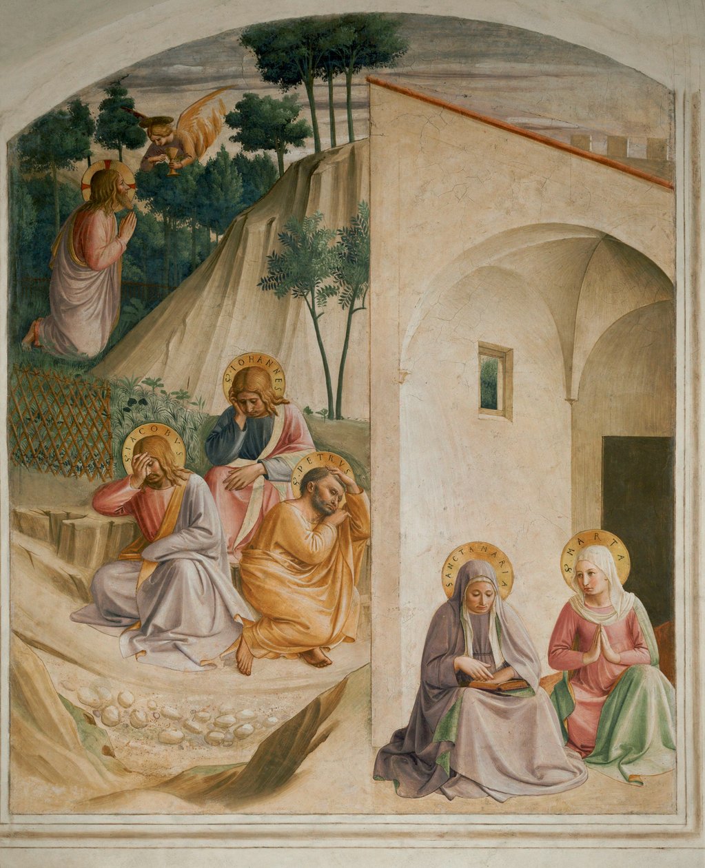 Cella 34: Christus betet in Gethsemane von Fra (c.1387-1455) Angelico