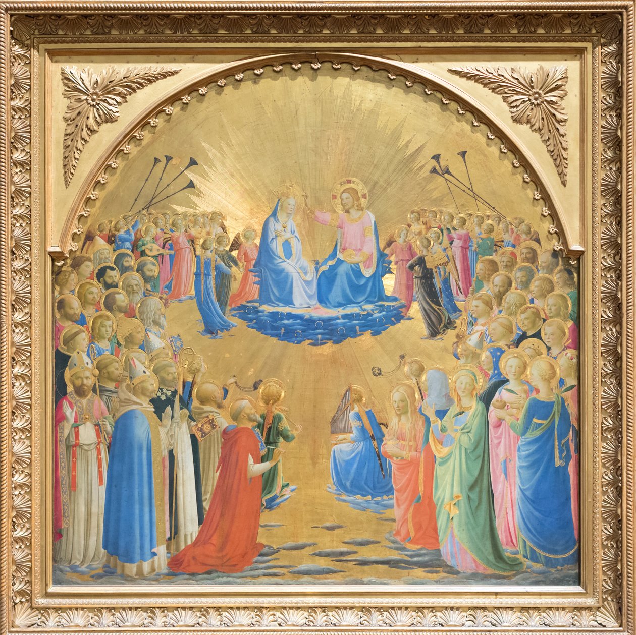Verherrlichung der Jungfrau mit Engeln und Heiligen von Fra (c.1387 1455) Angelico