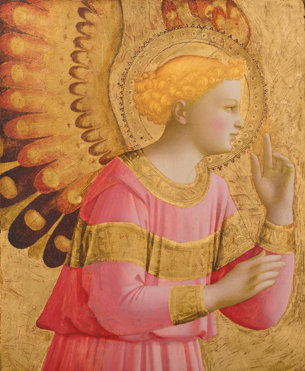 Verkündigungsengel, 1450-55 von Fra Angelico