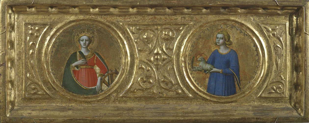 Heilige Katharina von Alexandria und Heilige Agnes von Fra Angelico