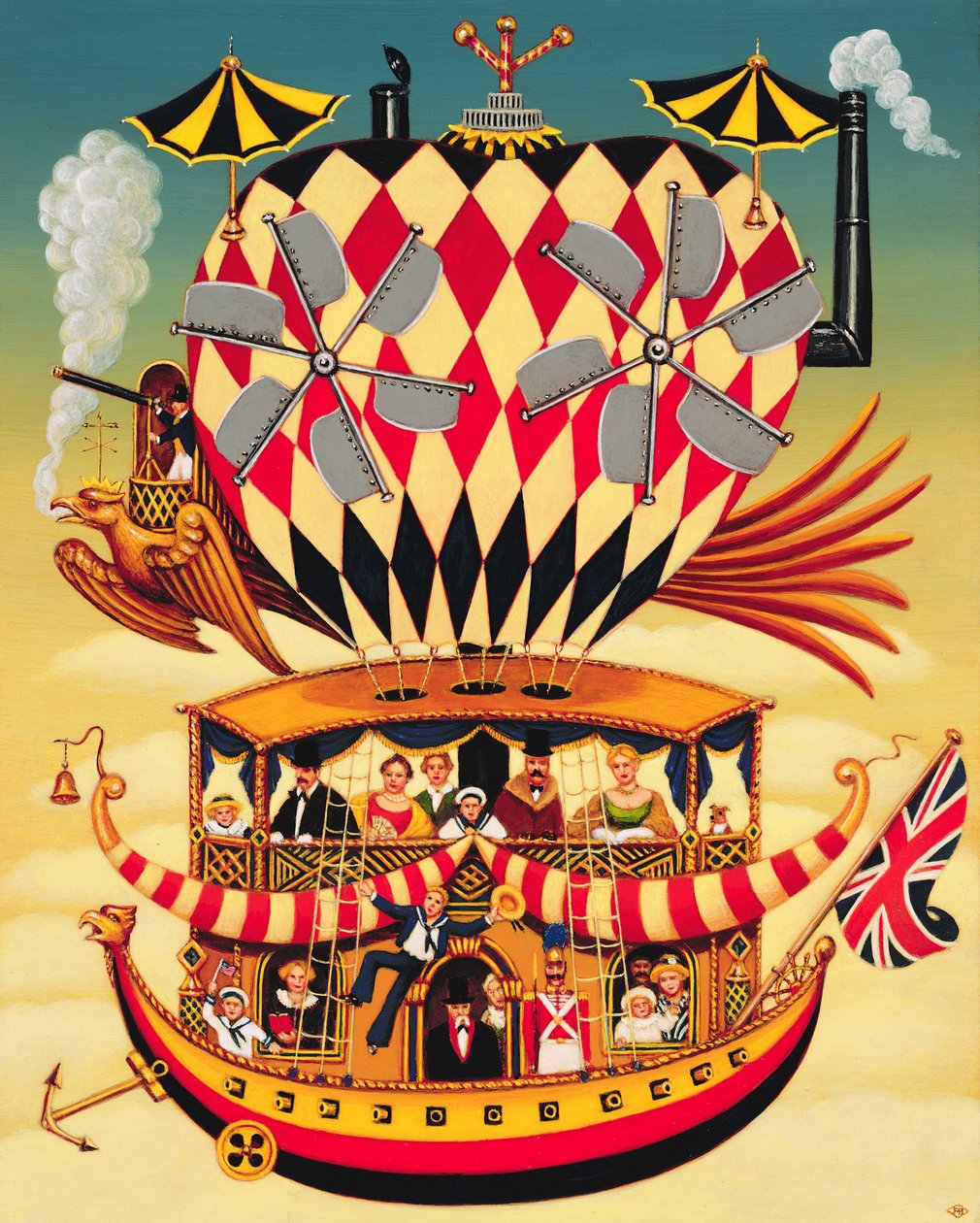 Die Zukunft des transatlantischen Fluges, 1999 von Frances Broomfield
