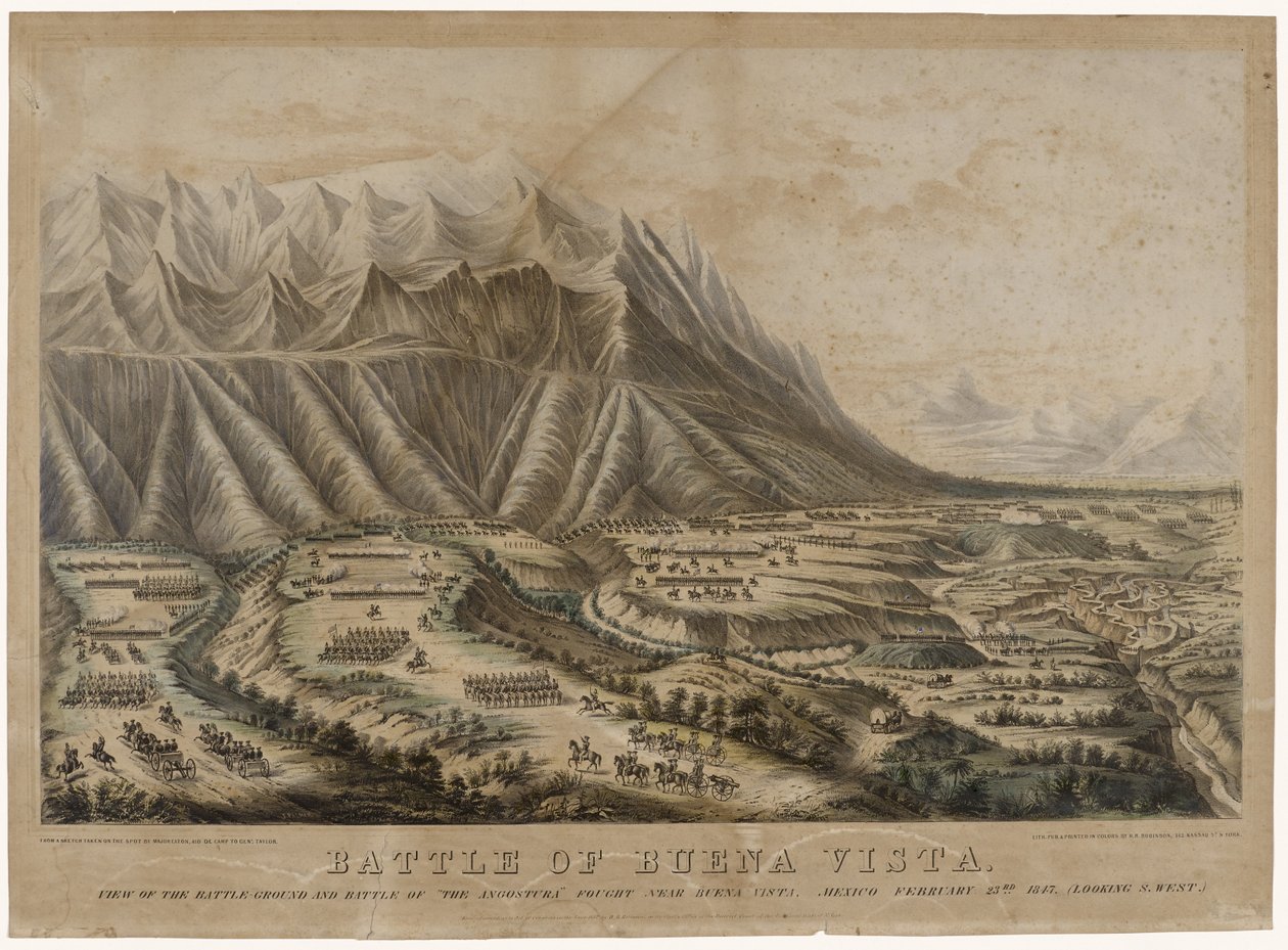 Schlacht von Buena Vista, 1847 von Frances Flora Bond Palmer