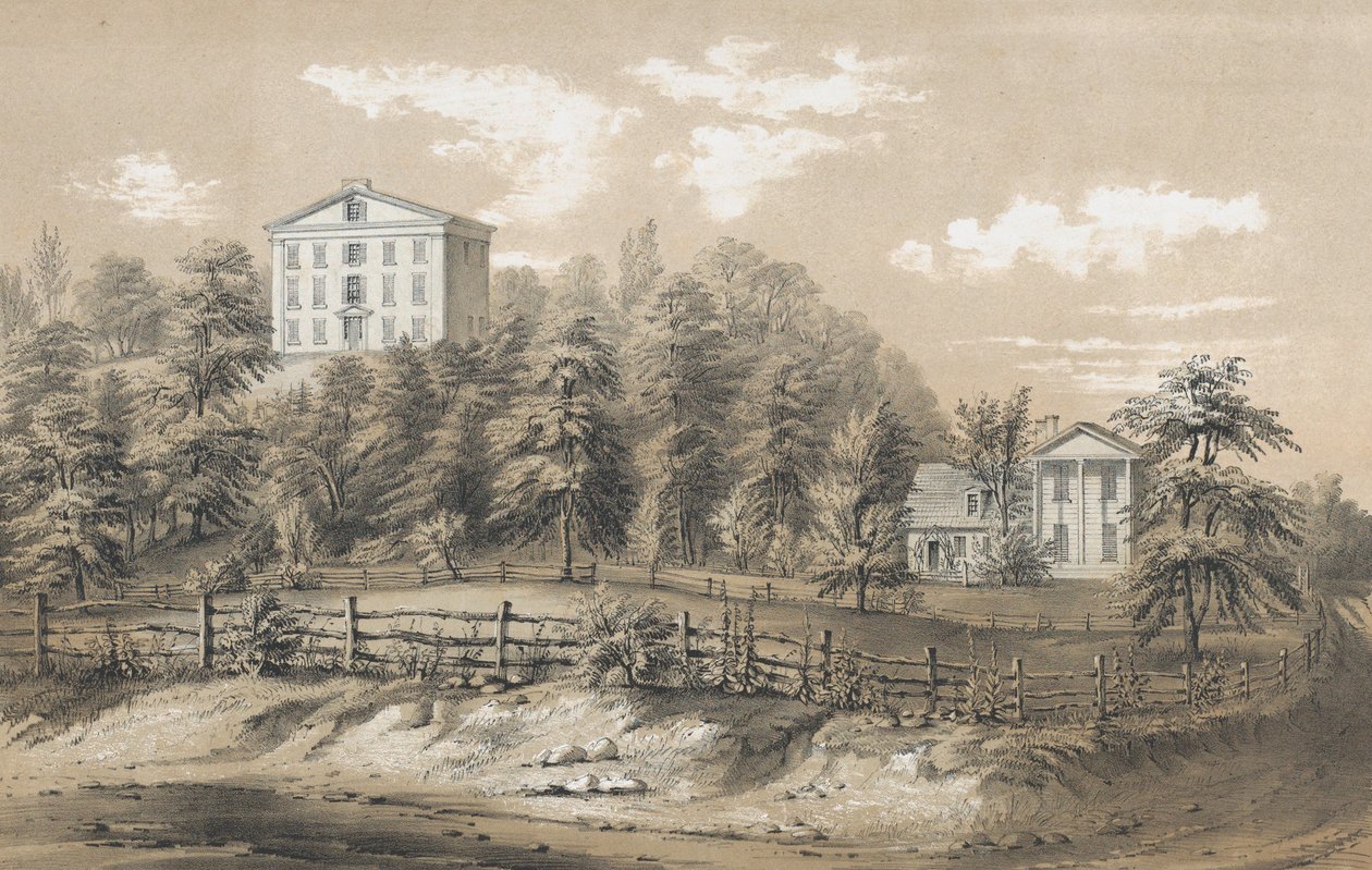 Richmond Seminary, Staten Island, N.Y., 1847-48 von Frances Flora Bond Palmer