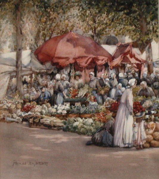 Markttag, Nordfrankreich von Frances Nesbitt