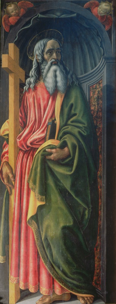 St. Andreas (Detail) von Francesco Botticini