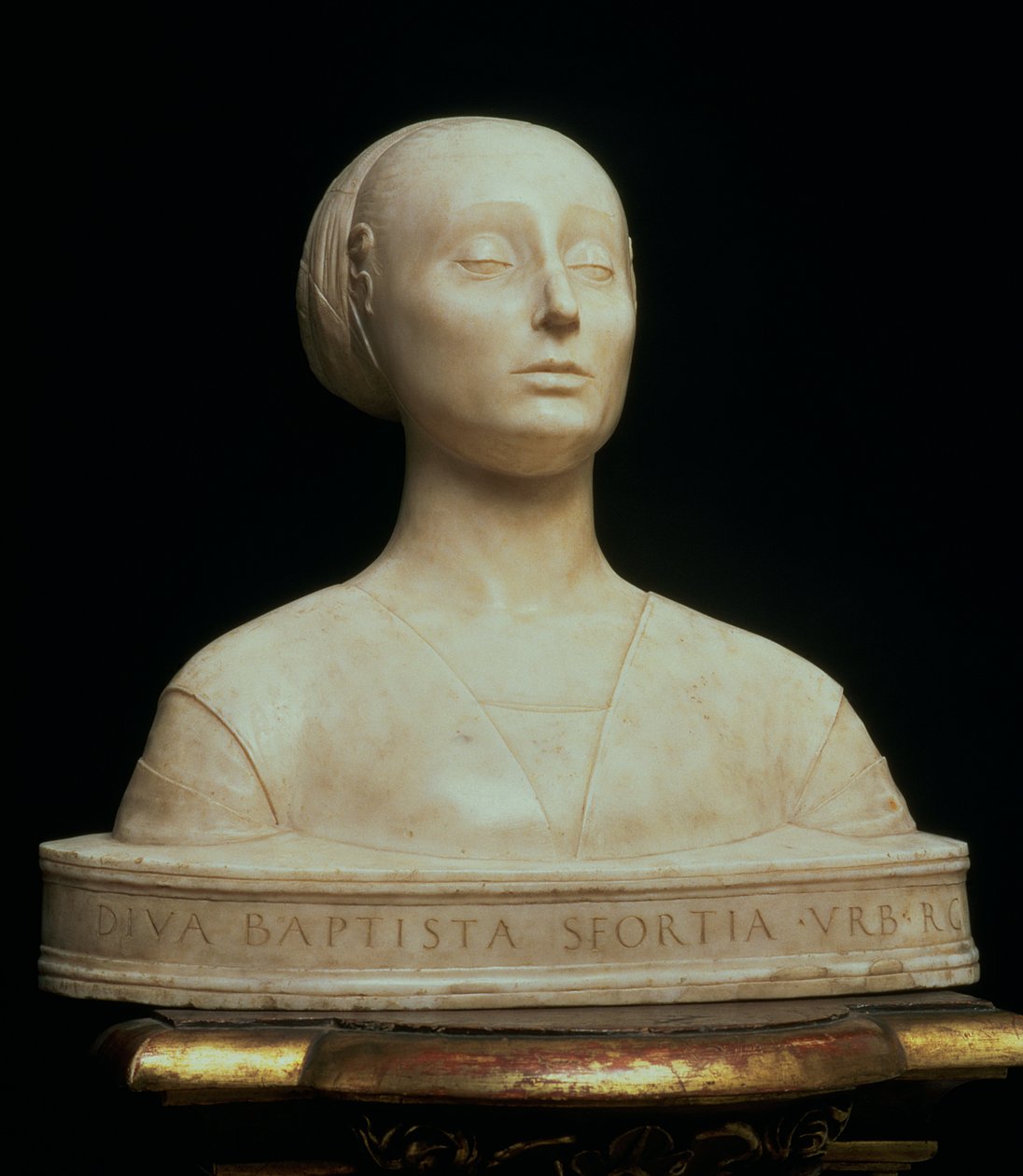 Büste von Battista Sforza, Herzogin von Urbino, ca. 1473 von Francesco Laurana