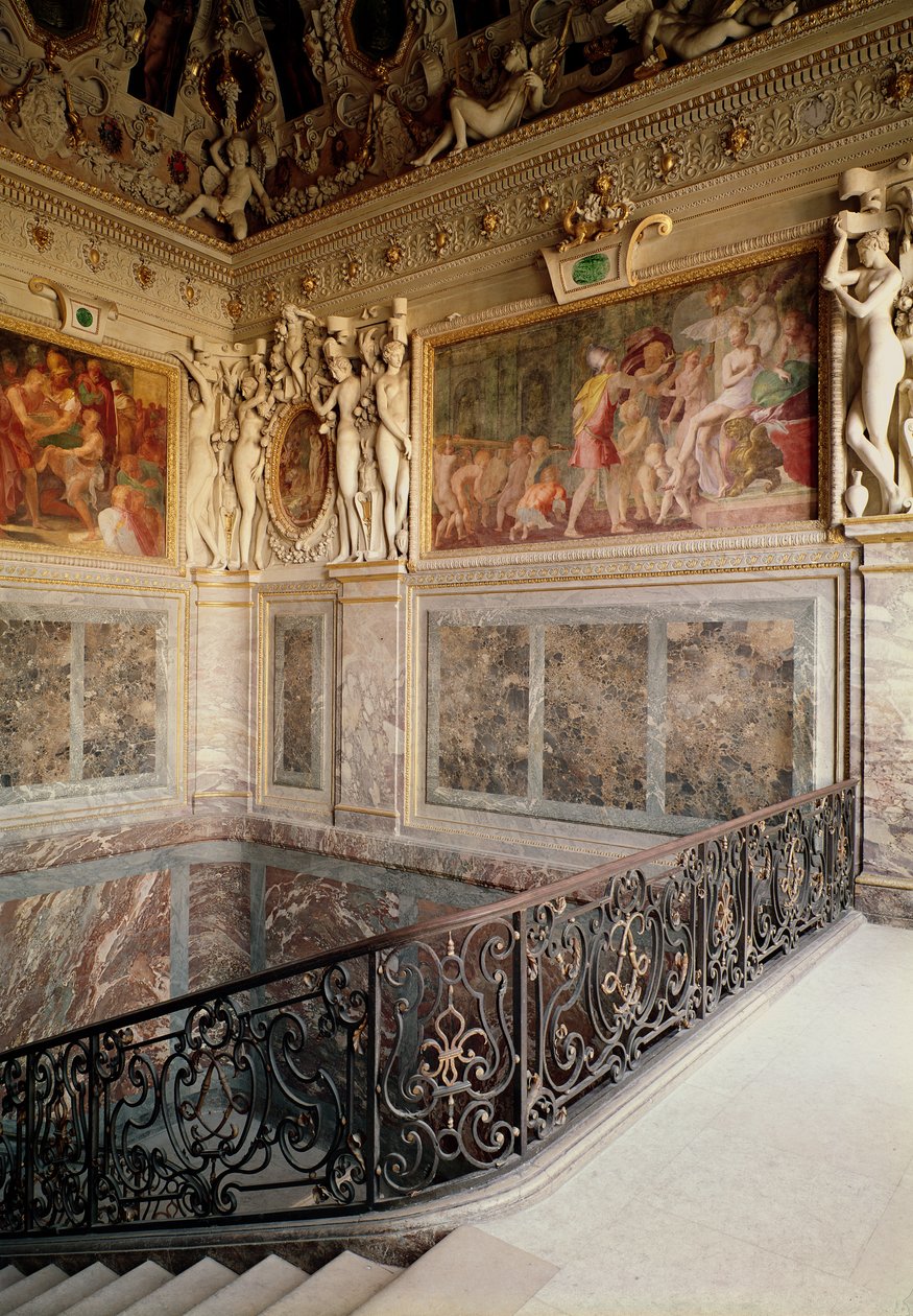 Ehemalige Kammer von Anne de Pisseleu (1508-80) Herzogin von Étampes, 1533-44 von Francesco Primaticcio