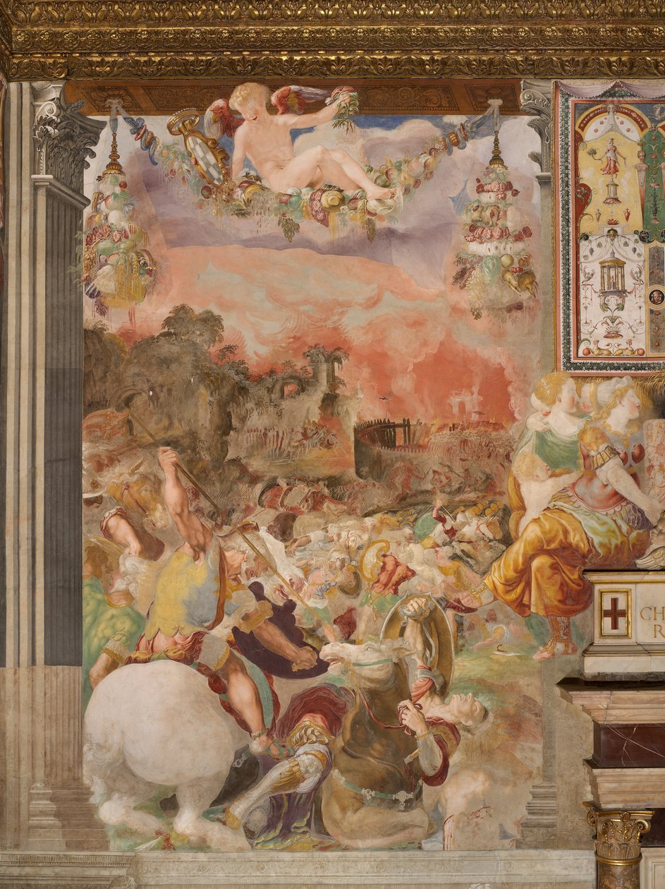 Die Niederlage der Volsker von Francesco de Rossi Salviati Cecchino