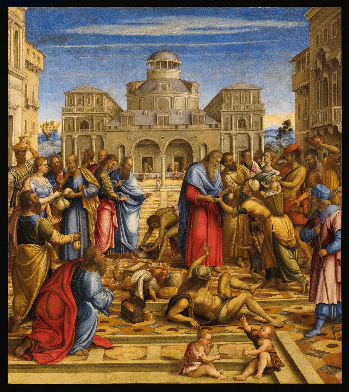 Johannes der Almosengeber in Alexandria von Francesco (fl.1508 45) Rizzi da Santacroce