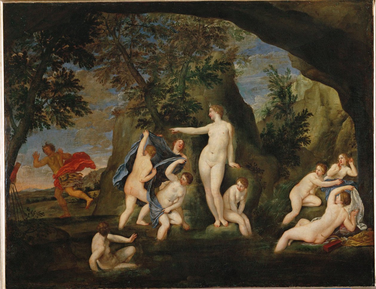 Acteon, in einen Hirsch verwandelt von Francesco Albani