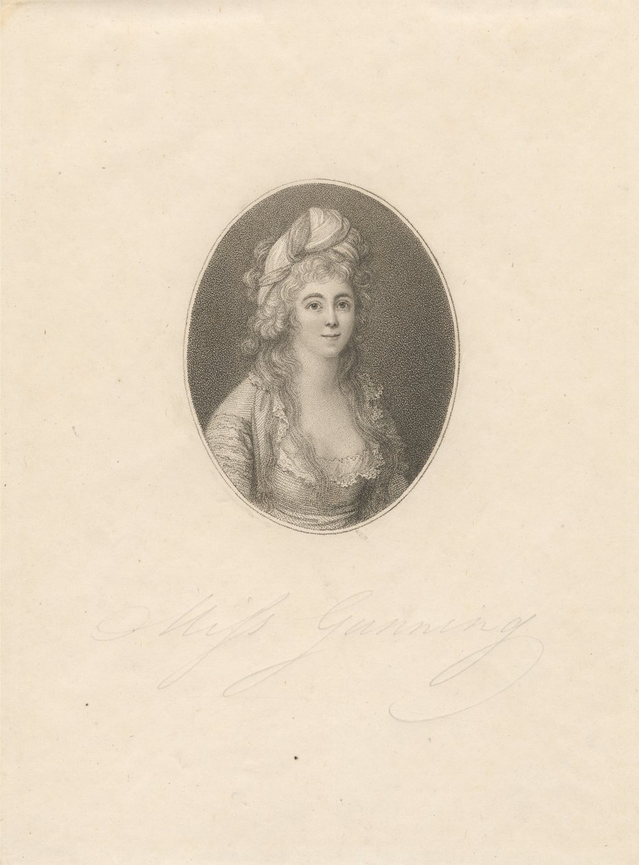 Miss Gunning von Francesco Bartolozzi