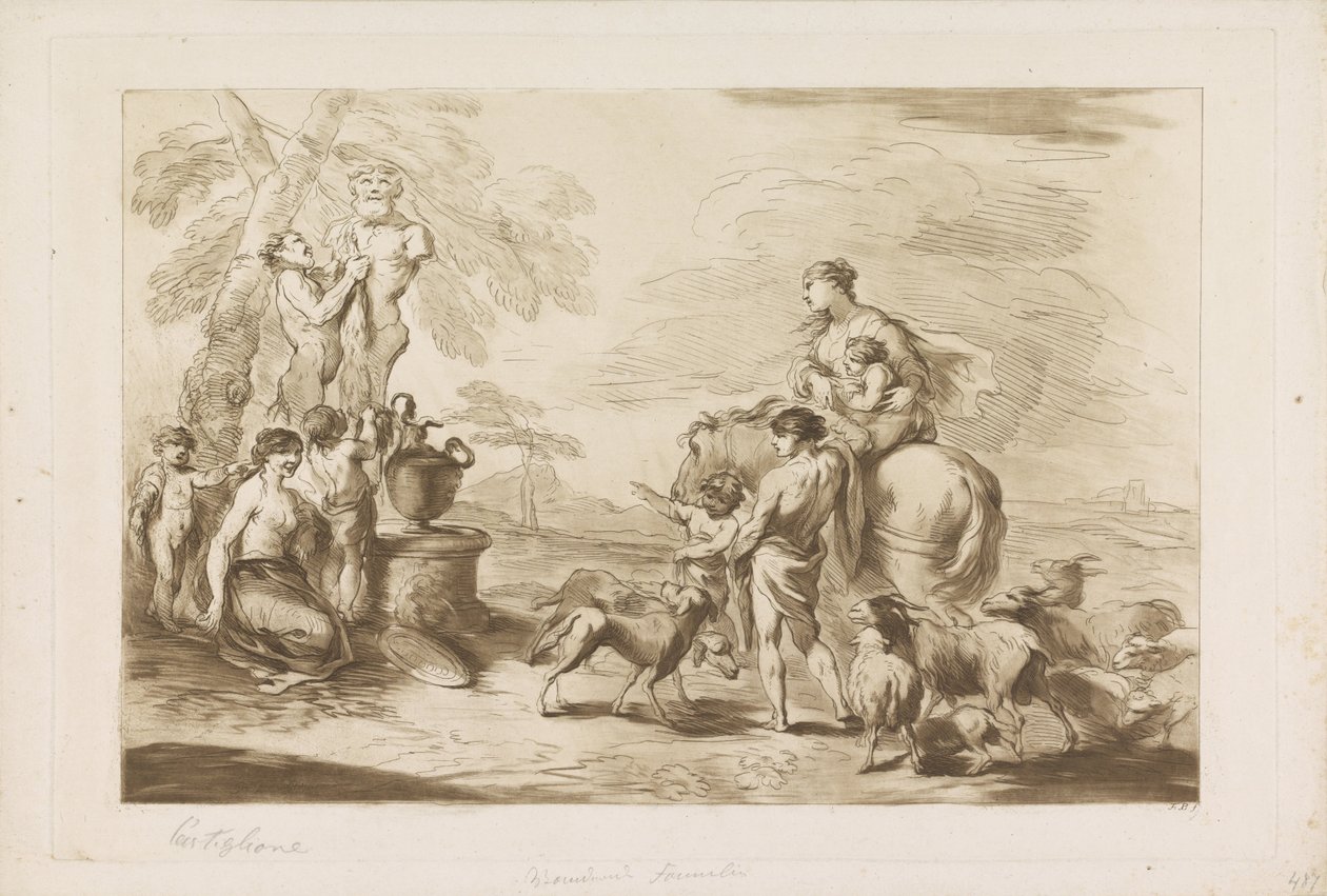 Opfer an Pan von Francesco Bartolozzi