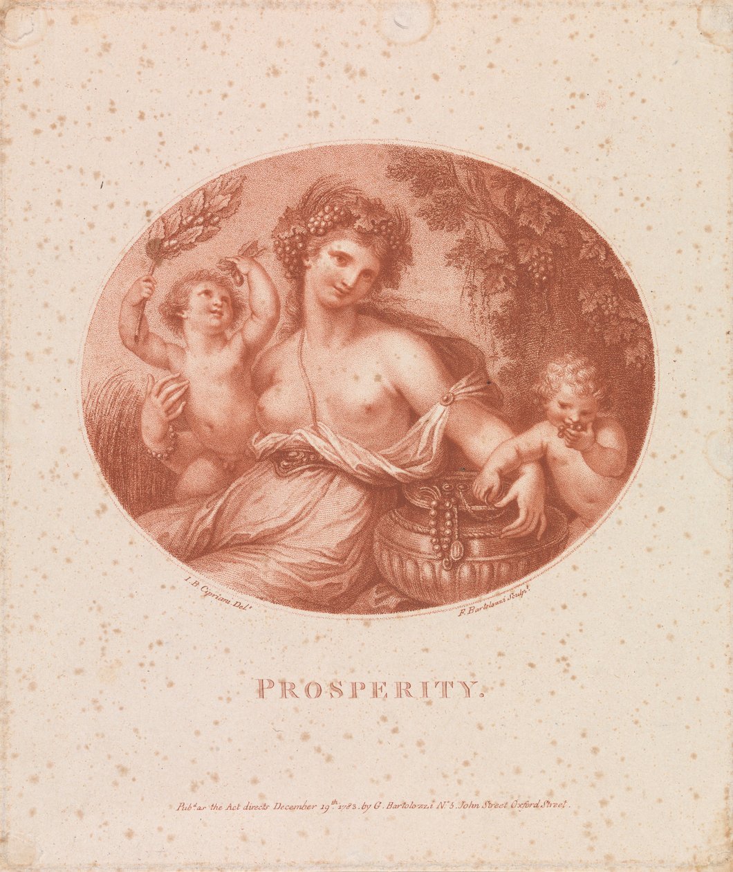 Wohlstand von Francesco Bartolozzi