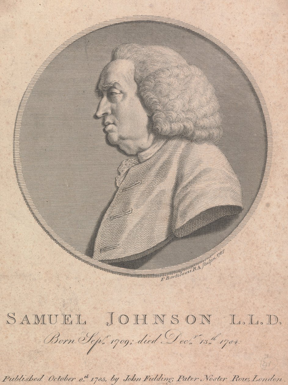 Samuel Johnson von Francesco Bartolozzi