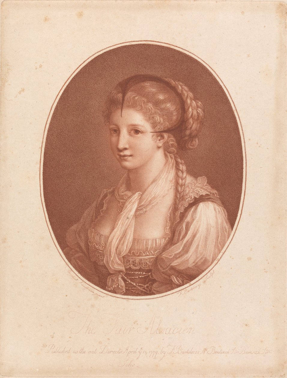 Der schöne Elsässer von Francesco Bartolozzi