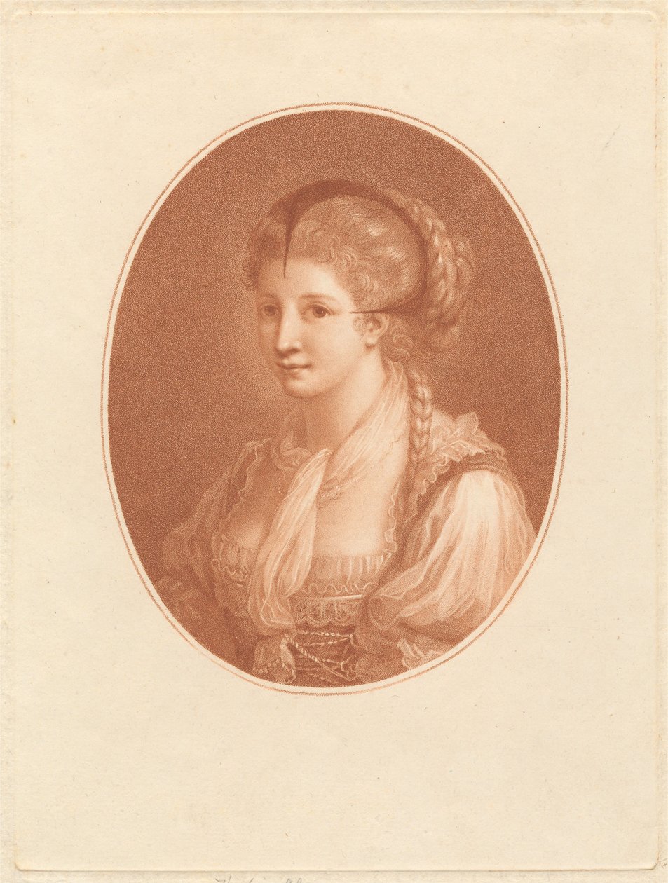 Die schöne Elsässerin von Francesco Bartolozzi