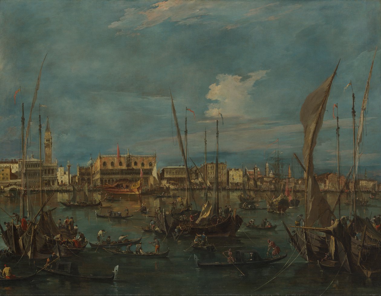 Venedig vom Bacino di San Marco, ca. 1765 von Francesco Guardi