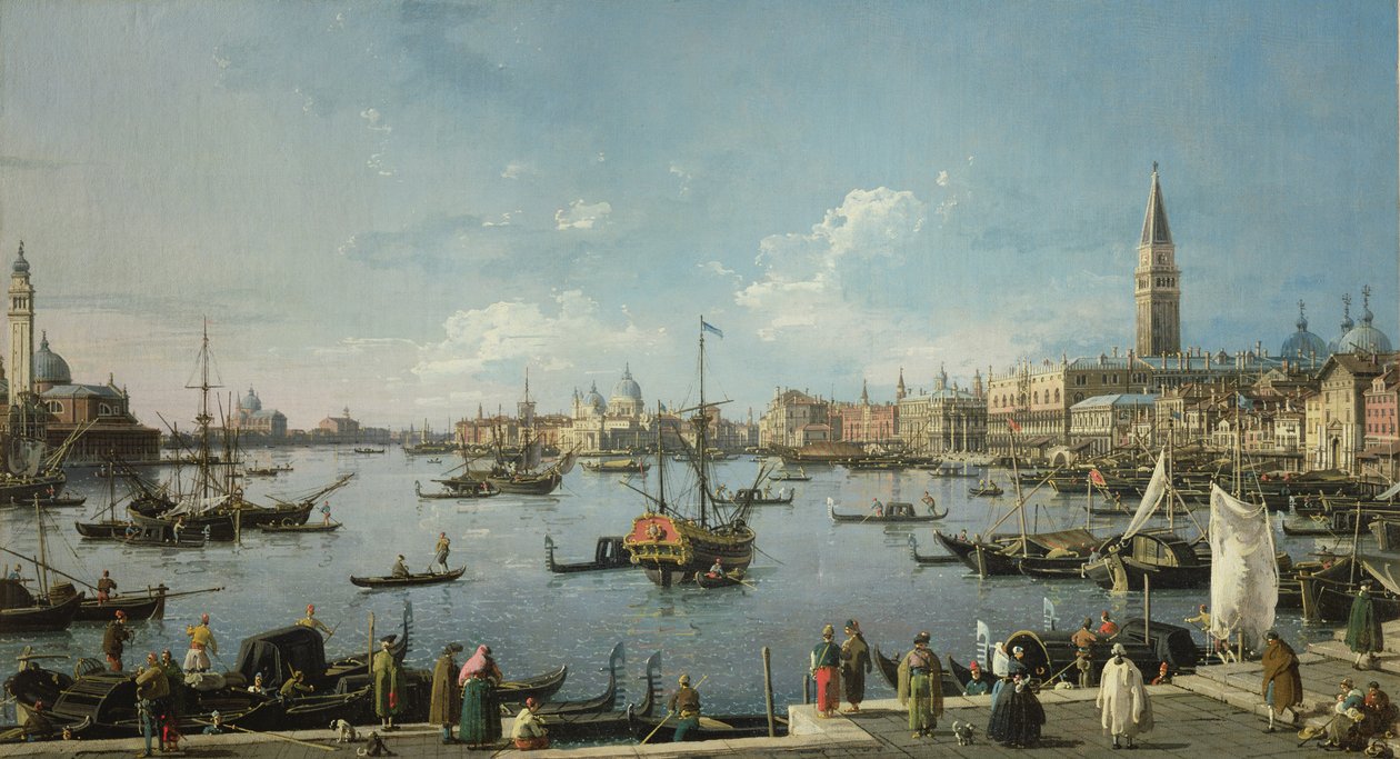 Blick auf das Bacino di San Marco, Venedig von Francesco Guardi