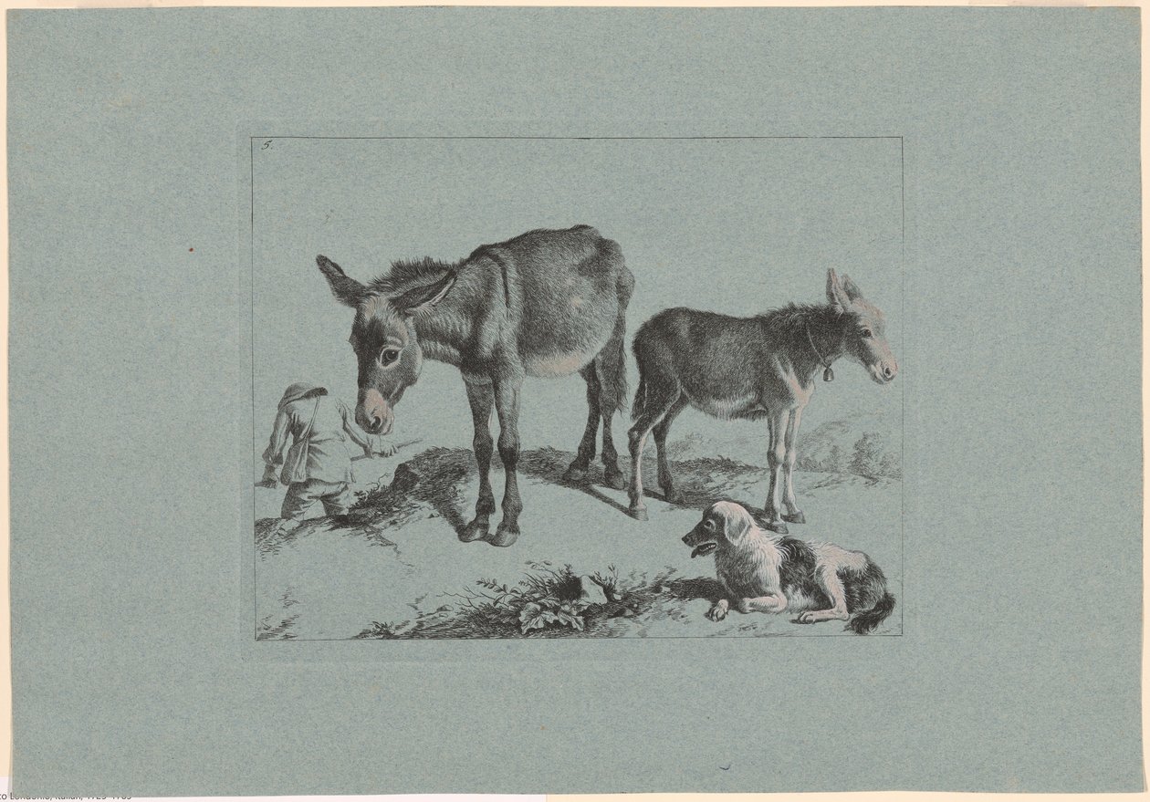 Tafel 5, aus dem Satz von 12 Pastoralszenen von Francesco Londonio