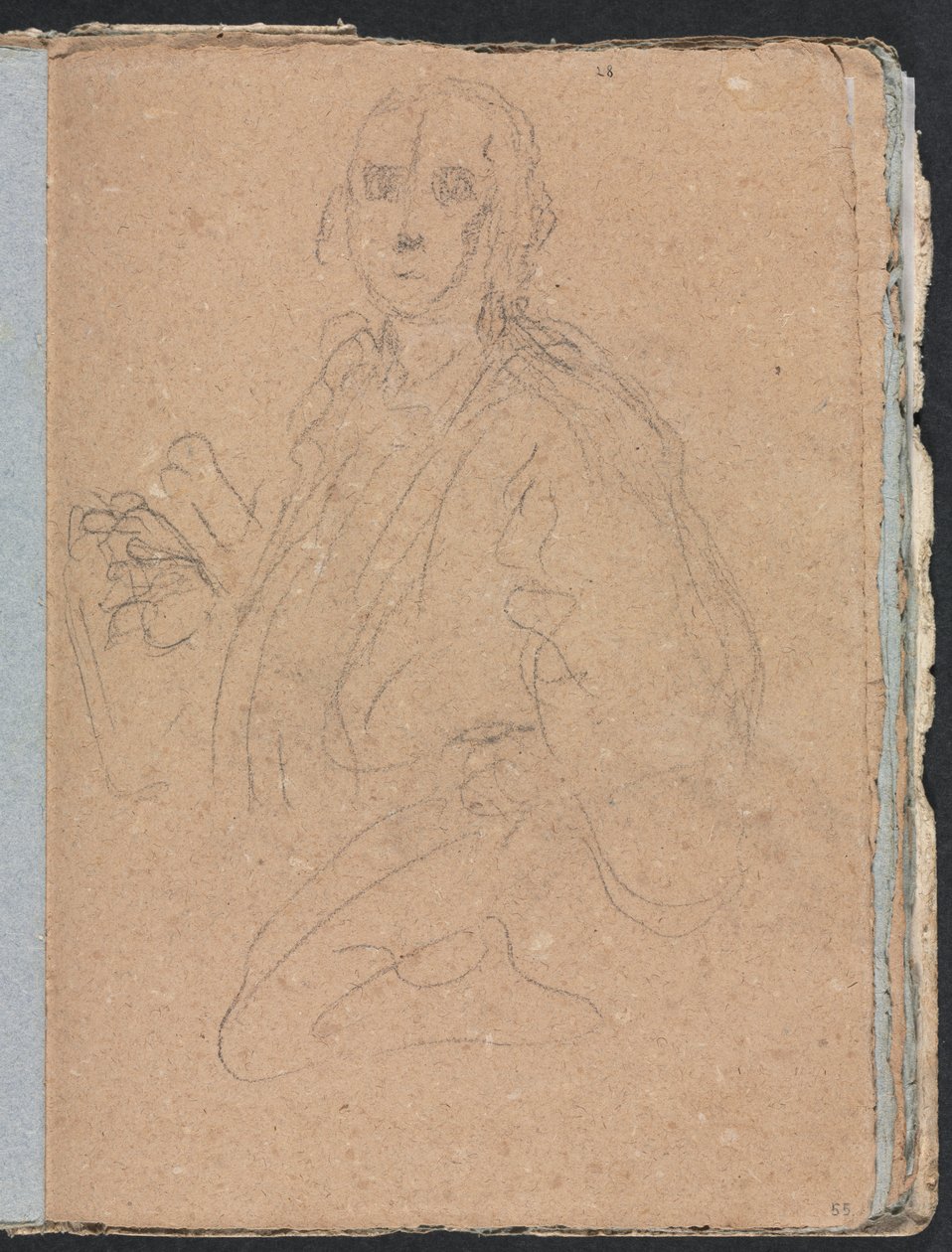 Verona Skizzenbuch: Herren Seite 55, 1760 von Francesco Lorenzi