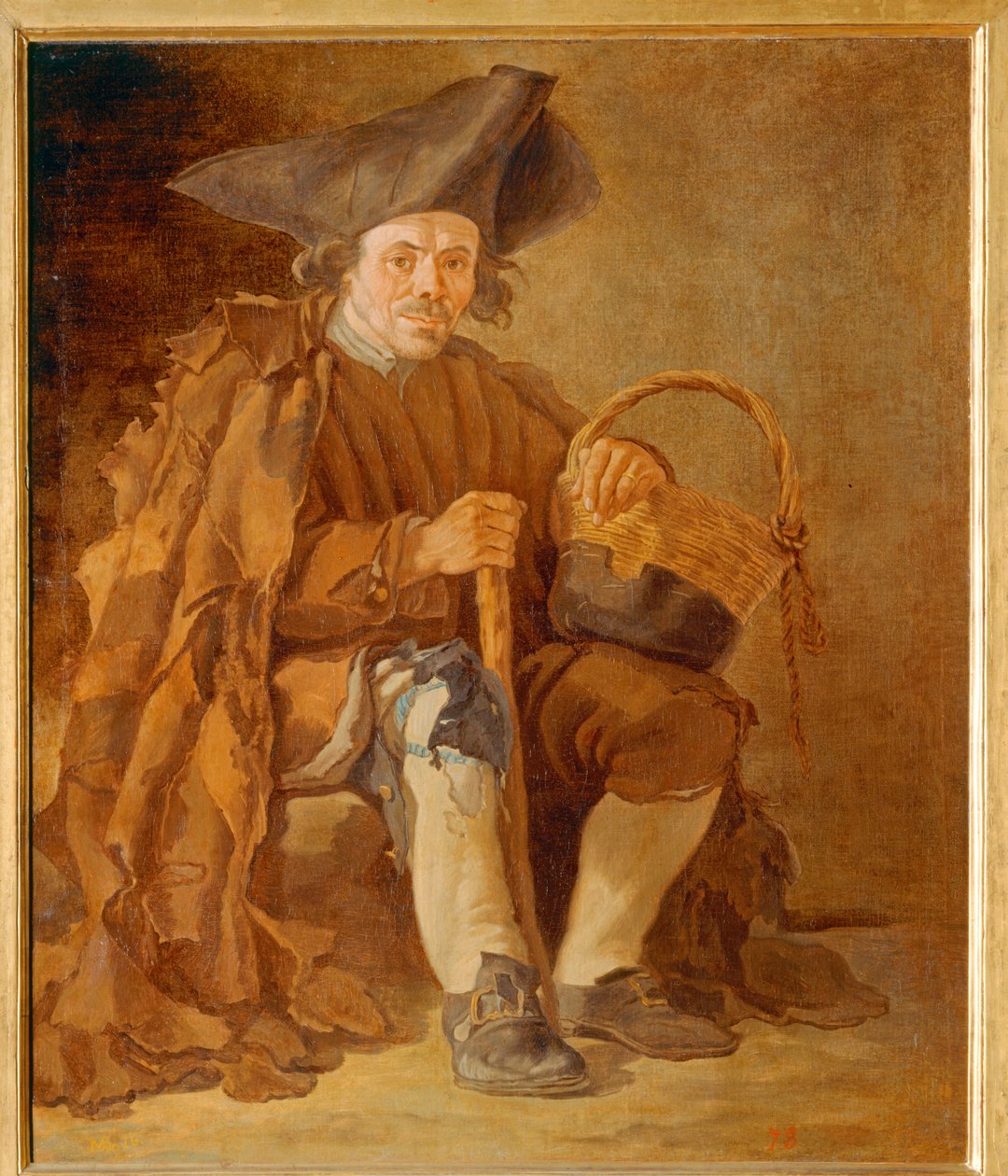 Alter Mann mit Hut von Francesco Sasso