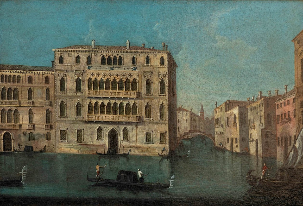 Canal Grande und Palazzo Foscari von Francesco Tironi