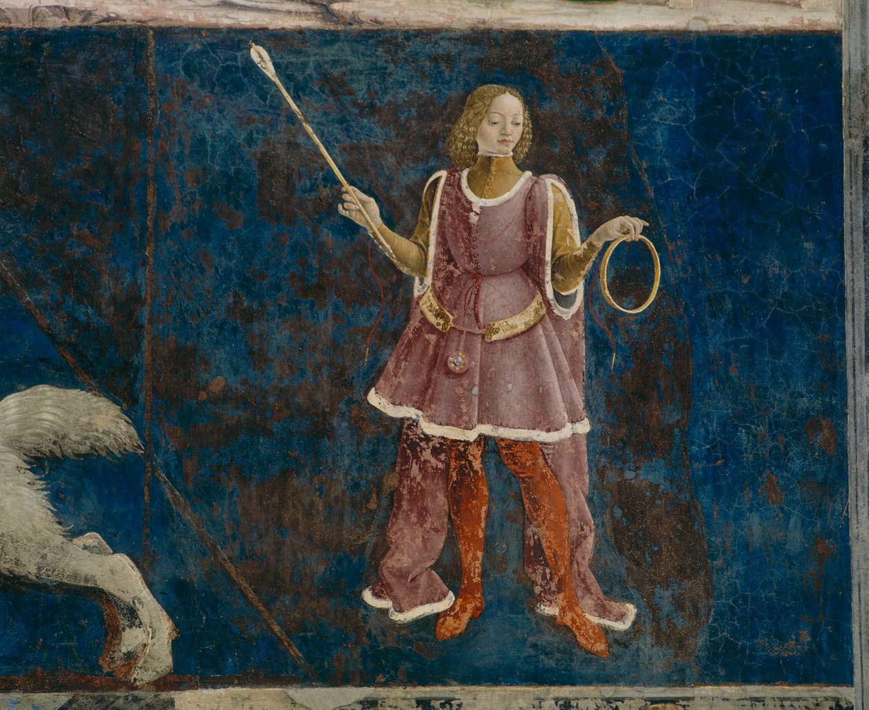 Einer der drei Dekane, die den Monat März überwachen, Il Salone dei Mesi, 1470-99 von Francesco del Cossa