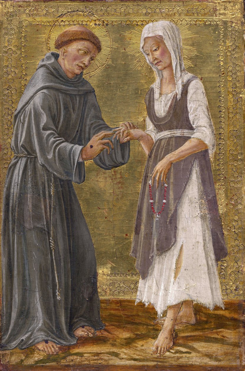 Der heilige Franziskus und die Dame Armut von Francesco di Giorgio Martini