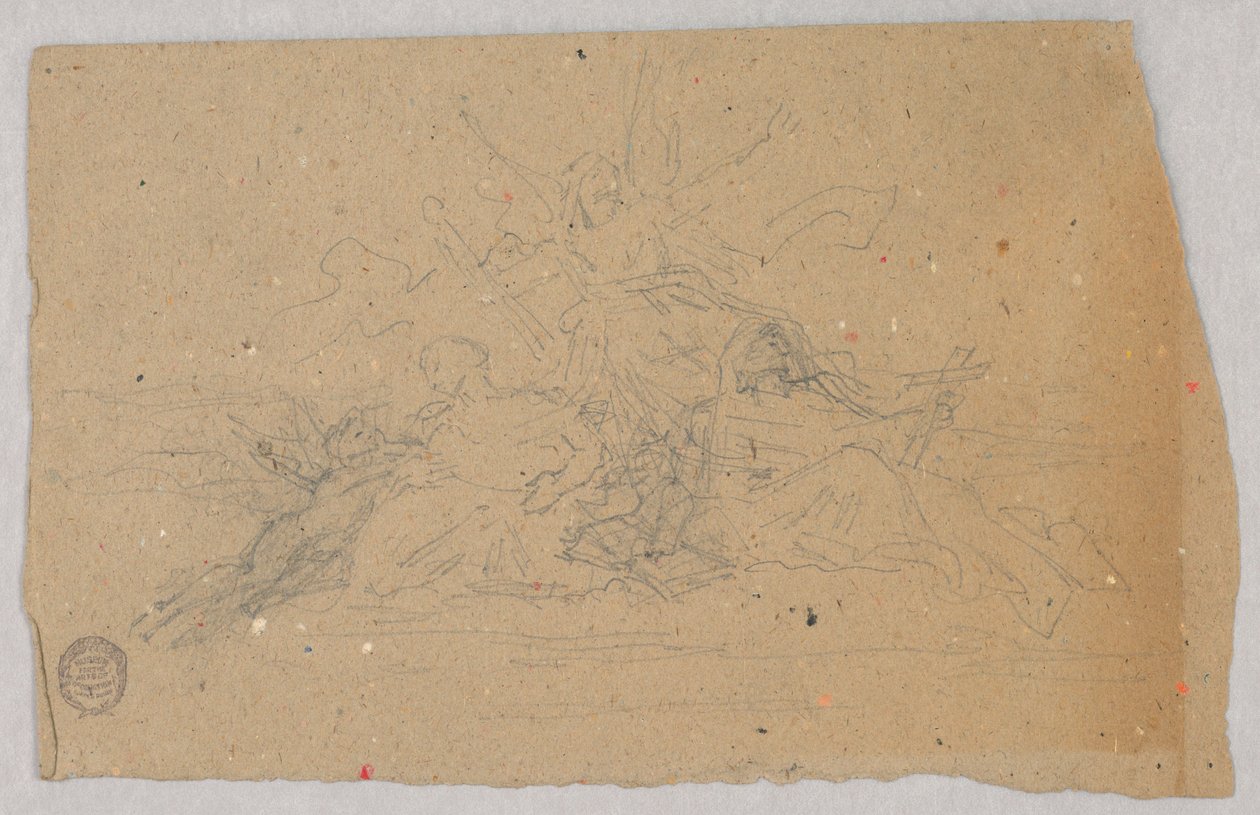 Skizze von Nächstenliebe, Glaube und Hoffnung von Francis Augustus Lathrop